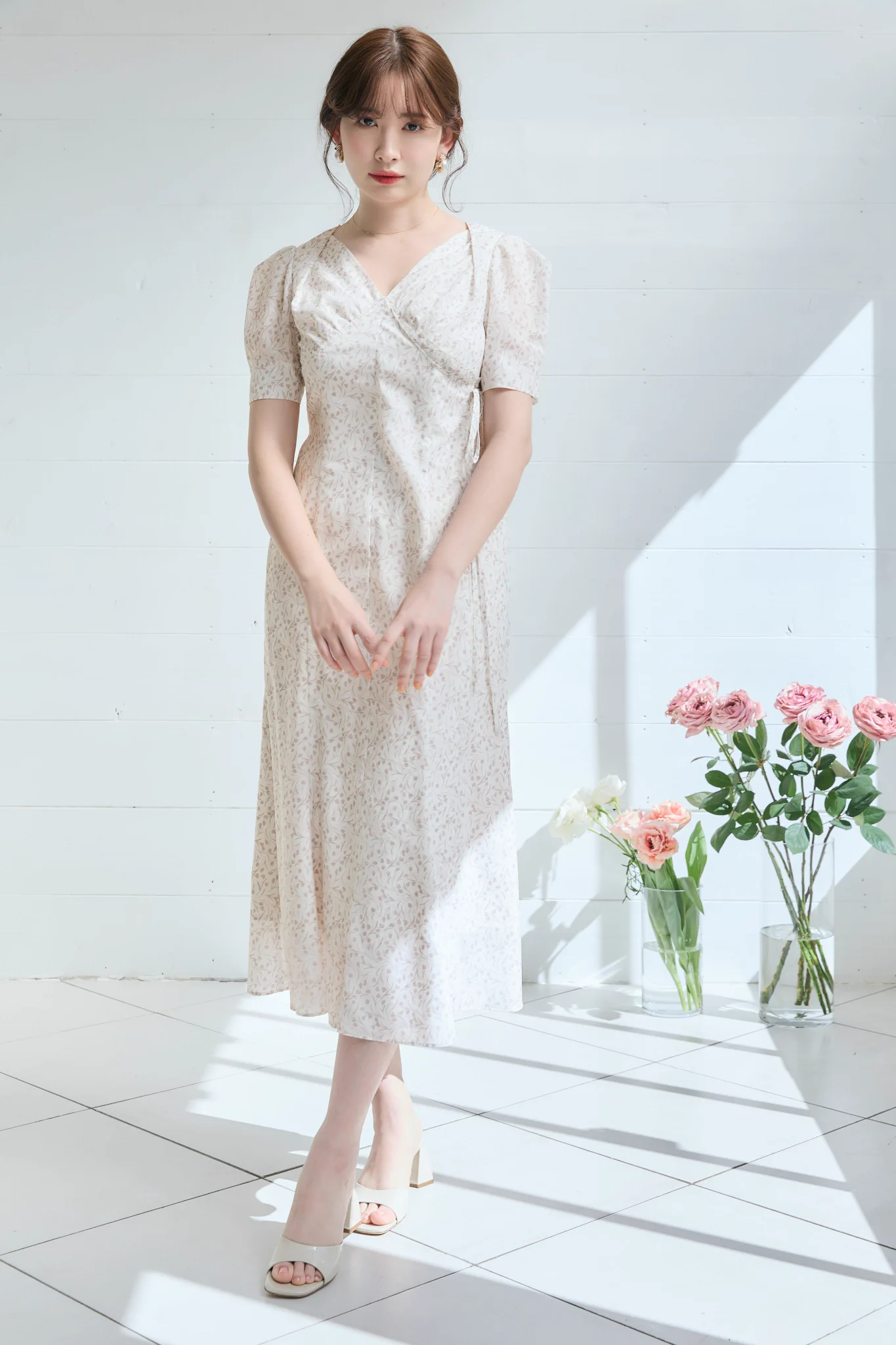 ワンピース Helipto Palermo Wrap-Effect Dress Her lip to على X: 
