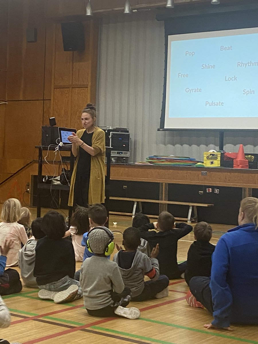 Author Christina Marlett visited our school today and shared her book “What Makes a Dancer.”