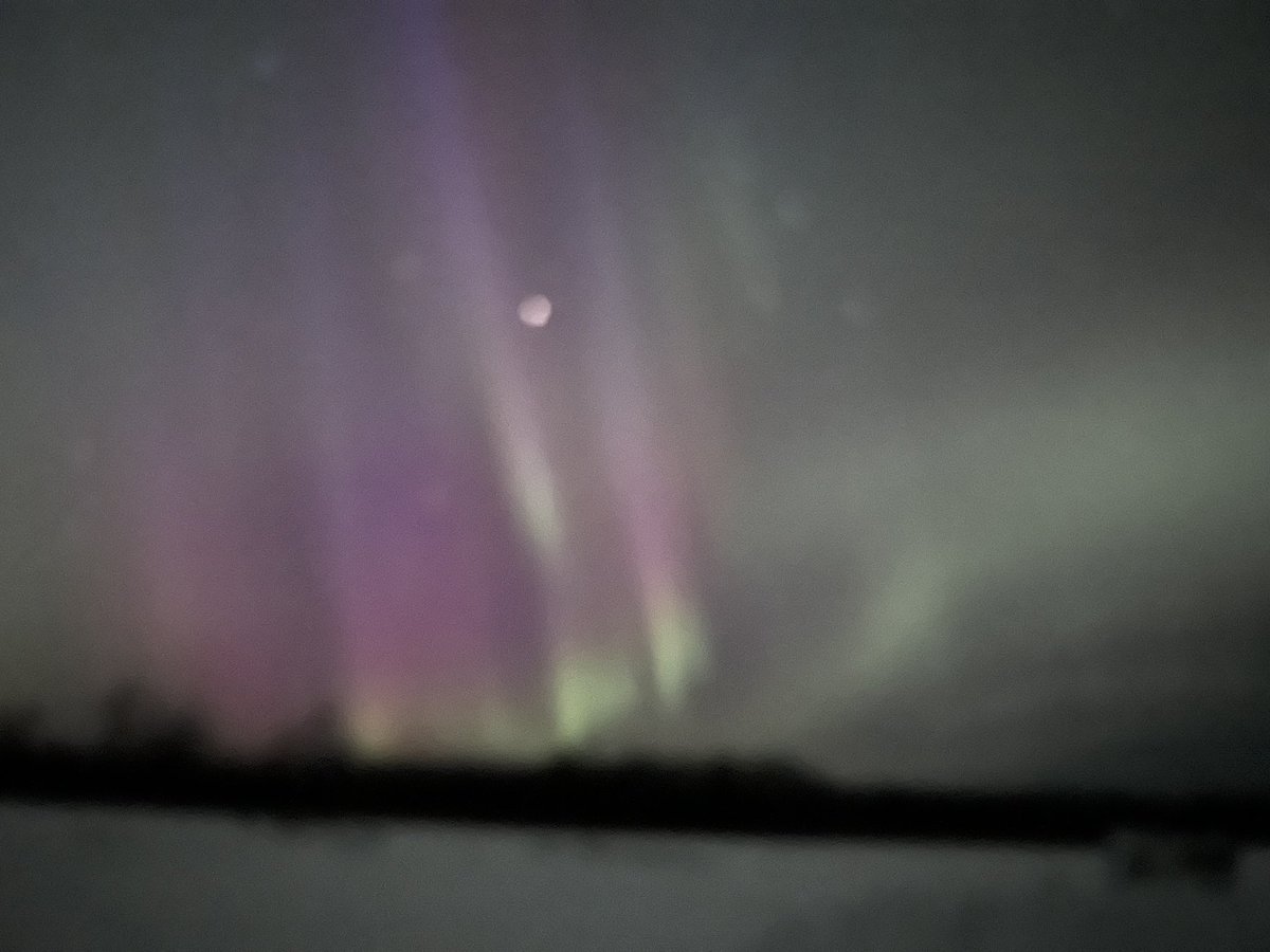 When the <a href="/Space_Station/">International Space Station</a> photo bombs your blurry photo of the northern lights…