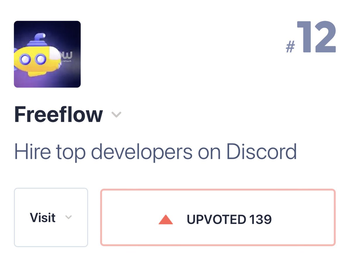We're almost in the top 10 on Product Hunt 🙌

Help push us over the line with some upvotes and comments!! ❤️ 
producthunt.com/posts/freeflow…