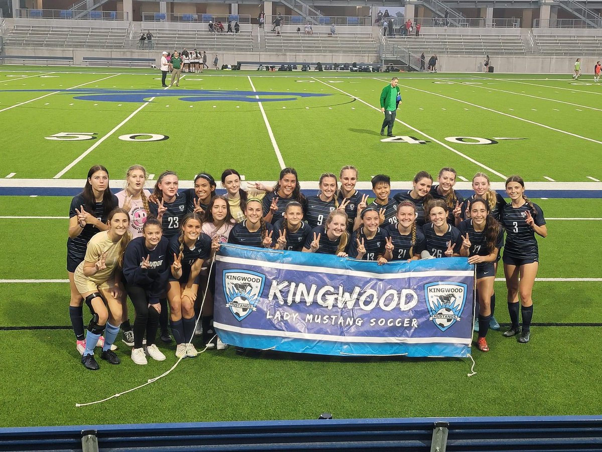 Kingwood Soccer (W) (@kingwood_soccer) on Twitter photo A good 8-0 win tonight against Pasadena HS to become Bi-District Champions. On to Round Two! Shoutout to senior Mollie Spradley who got a hat trick and freshman Addie Monk who got a brace. Great all around Team effort!
<a href="/HumbleISD_KHS/">Kingwood High School</a> <a href="/HumbleISD_Ath/">Humble ISD Athletics</a> A good 8-0 win tonight against Pasadena HS to become Bi-District Champions. On to Round Two! Shoutout to senior Mollie Spradley who got a hat trick and freshman Addie Monk who got a brace. Great all around Team effort!
<a href="/HumbleISD_KHS/">Kingwood High School</a> <a href="/HumbleISD_Ath/">Humble ISD Athletics</a>