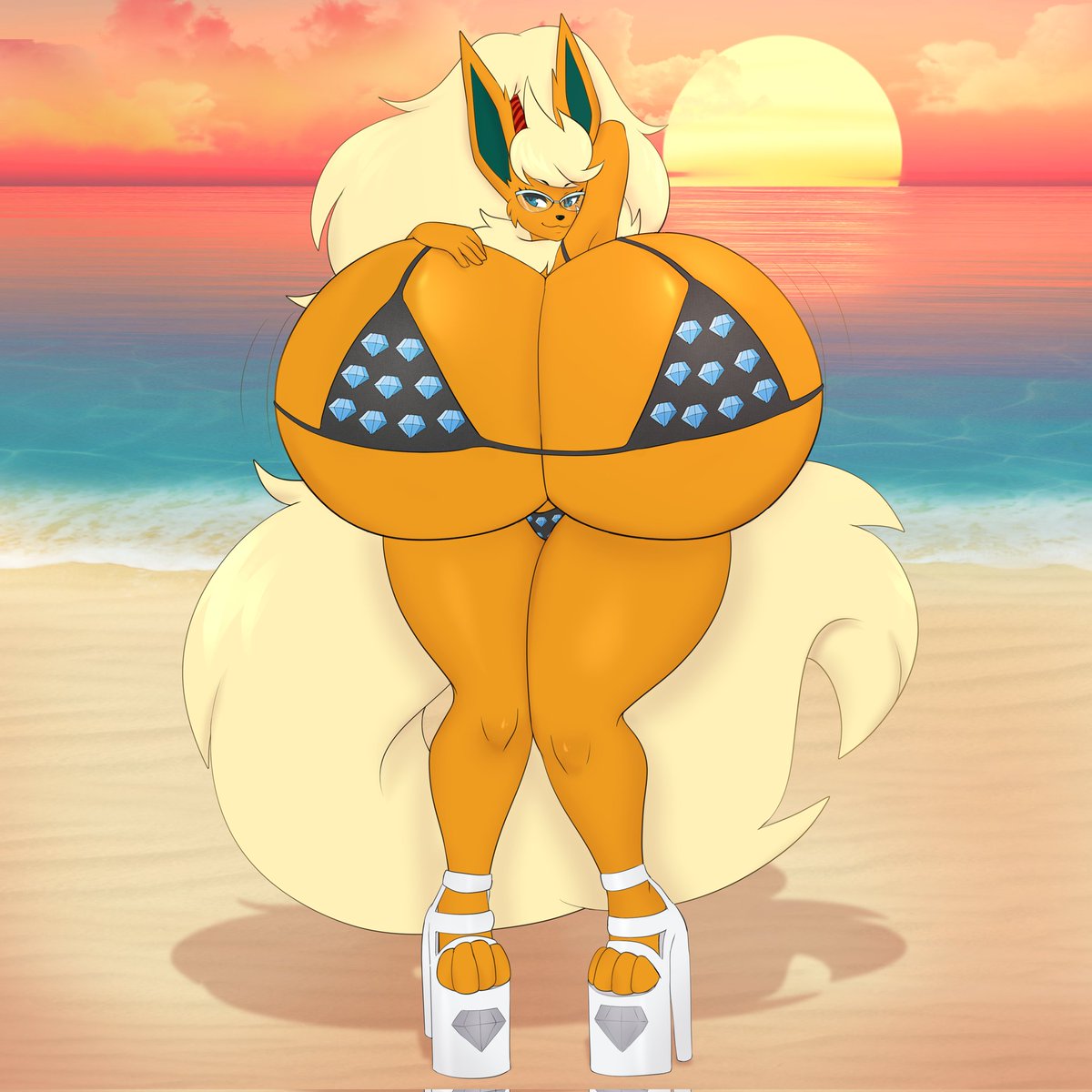 And yes, that means they are the daughters of Esmeralda, their hot momma Flare~ 💦🧡

All art by <a href="/SuiikaX/">🐾Suika-X🔞</a> ❤️