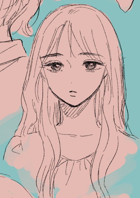 この子が1番好きな感じに描けたかも 