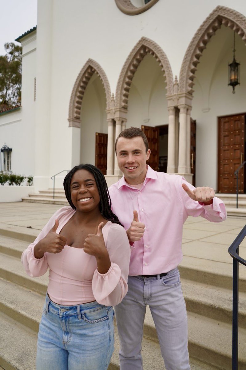 LMUStudentEXP's tweet photo. Congrats π to our newest 2023-24 π¦ ASLMU President Elect Drew Hartz β24, a health and humans sciences and political science double major, and ASLMU Executive Vice President Elect Olayinka "Yinka" Akinlade β24, a film and television production major. #StudentEXP https://t.co/rt3AdacWh1