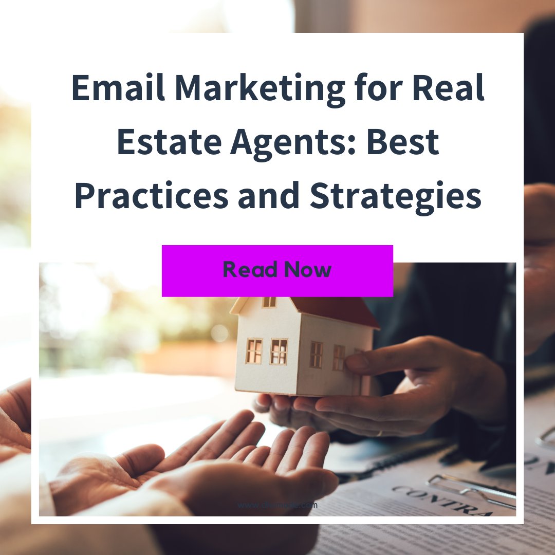 Attention Real Estate Agents! 🏡 

Want to boost your email marketing game and close more deals? 

Check out our blog post on buff.ly/42C2hWv 

#RealEstateMarketing #EmailMarketingTips #SuccessInTheMaking