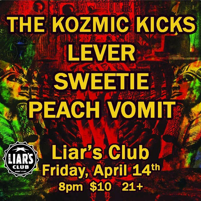 LeverBand's tweet image. Our next show is Friday, April 14th at the one and only Liar's Club in Chicago! Can't wait to play with these awesome bands 🎸 #Lever #Rock #LiarsClub #LiveMusic #Chicago #RockNRoll #Grunge #rockband