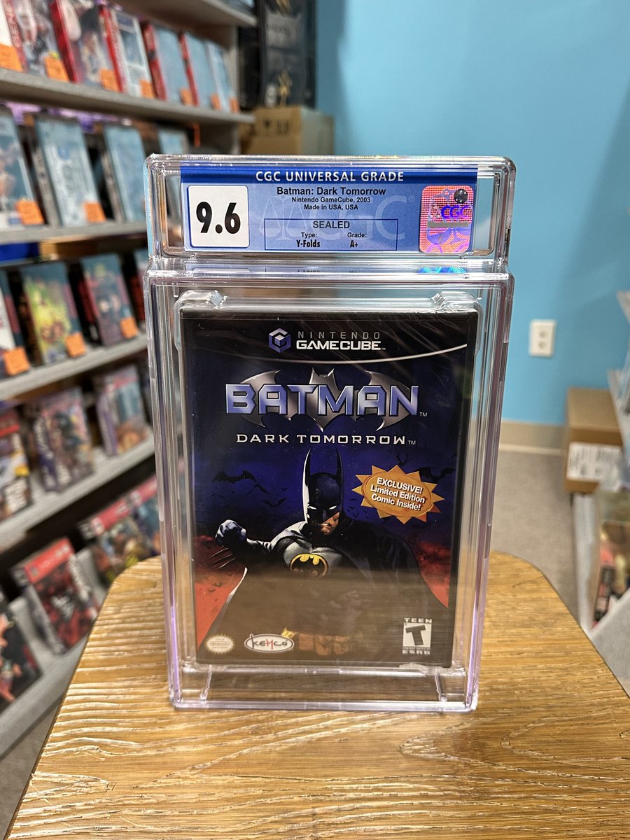 Rsoaker27's tweet photo. Batman: Dark Tomorrow for GameCube #nintendo #Gamecube #cgcvideogames https://t.co/KuigkabuCc