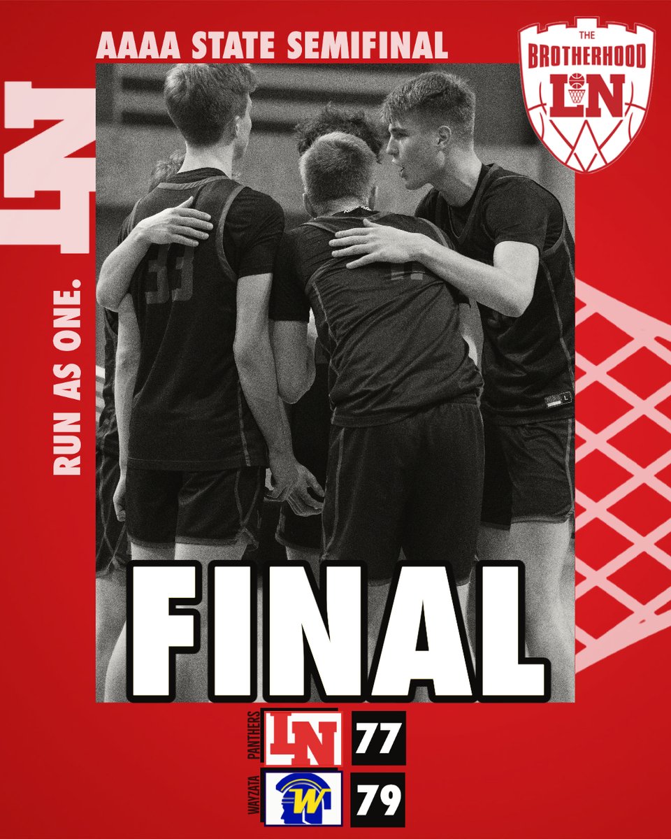 Came up short. 

Extremely proud of our guys' toughness and resilience to get back in the game and give us a chance to win. 

We will play Eastview on Saturday for the right to hang a banner in the gym. #RunAsOne