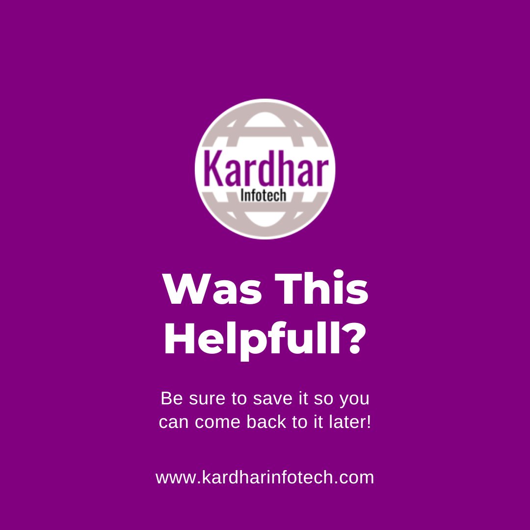 kardharinfotech's tweet photo. Providing exceptional customer service, quality products or services, and an excellent overall experience is also crucial for building customer loyalty and satisfaction. https://t.co/NgnrYzwC1M