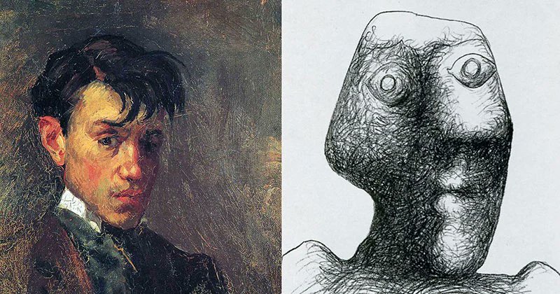 First and last self-portrait by Picasso