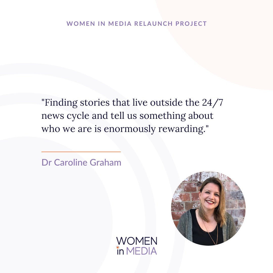 WIM_Aus's tweet photo. Word of wisdom from Dr Caroline Graham, Journalism Lecturer at the University of QLD who presented in our Week Four Session. #RelaunchProject23 #womeninmedia #womeninjournalism https://t.co/lcU9ryx3Wf