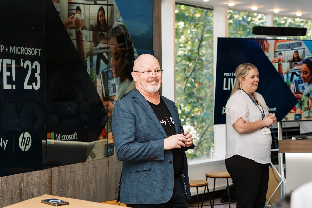 PolyCompanyAPAC's tweet photo. A huge thank you to all of our partners and customers who joined us at the Poly | @HP @Microsoft Live! event in Melbourne yesterday. It was a great turnout and we had a wonderful time showcasing our #HybridWork solutions for #Microsoft.
#PolyLive #StrongerTogether https://t.co/SbCDXdgWAp
