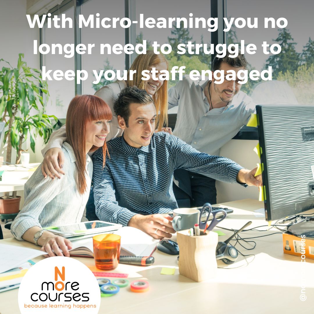 NoMoreCourses's tweet photo. You no longer need to struggle to engage your employees during training sessions. Spice up your training with micro-learning! Our platform breaks down complex topics into manageable bites, making learning fun and improving employee performance. Visit us at https://t.co/aPxcRCSkio https://t.co/W7lvJJI8rC