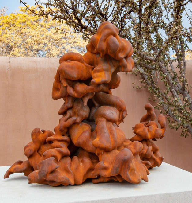 WomensArtForAll's tweet photo. Karen #Lamonte (.@KarenLamonte.Artist) #Womensart #ArtByWomen #WomenArtists •Cast Iron Cloud• https://t.co/uZI5dMruZw