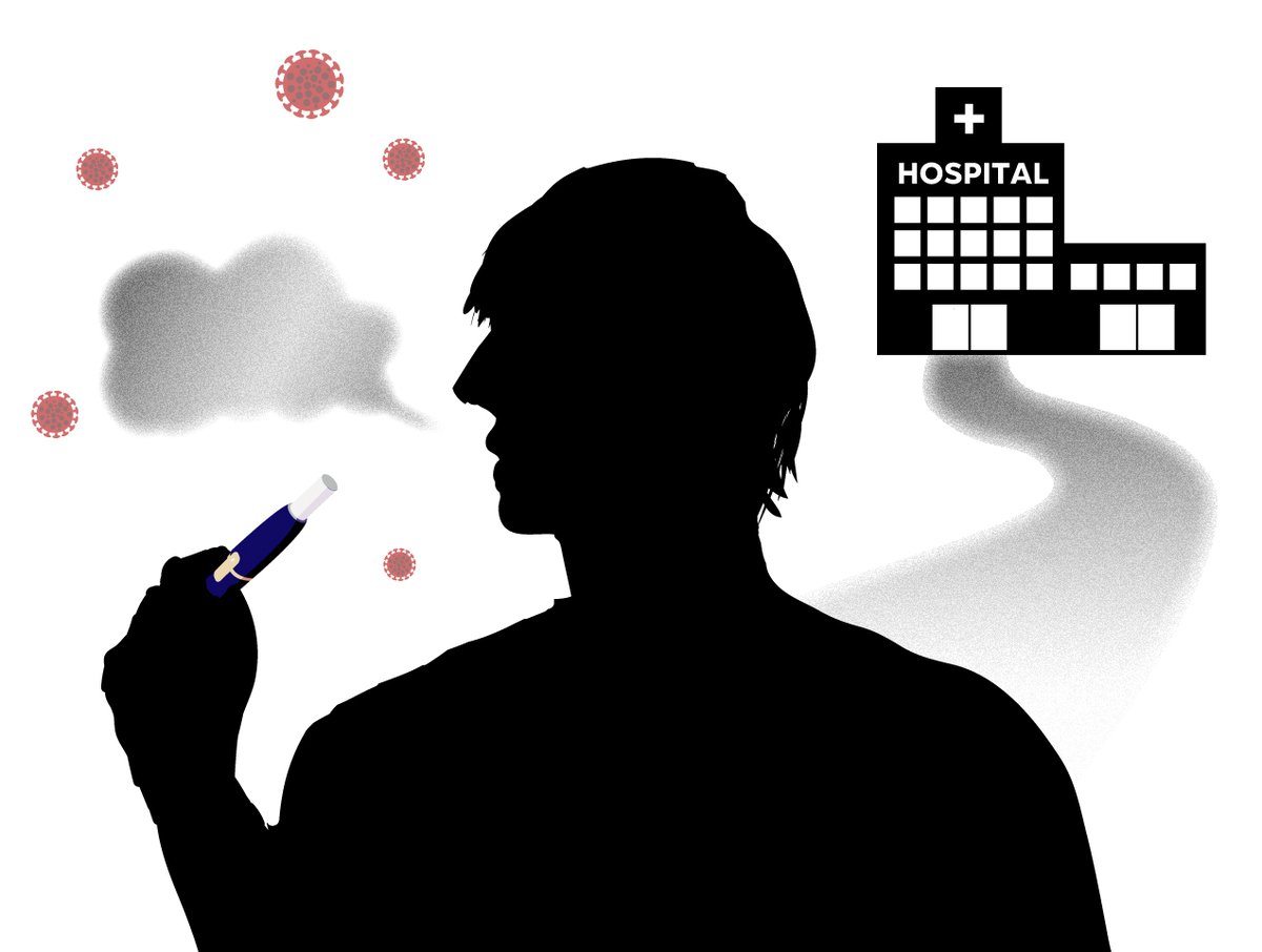 OsakaMetUniv_en's tweet photo. OMU researchers’ survey finds that heated tobacco product use increased the risk of SARS‑CoV‑2 infection. Additionally, using them with traditional cigarettes increased the chance of being hospitalized and using oxygen due to severe COVID‑19. #OMUScience
https://t.co/TuZ2cof2iB https://t.co/f3xs6eKIck