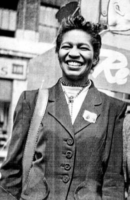 thelandmind's tweet photo. Claudia Jones was a champion for social equality. She founded the West Indian Gazette, the first black-run commercial newspaper in the UK. #womenshistorymonth https://t.co/ncw5XOukGS