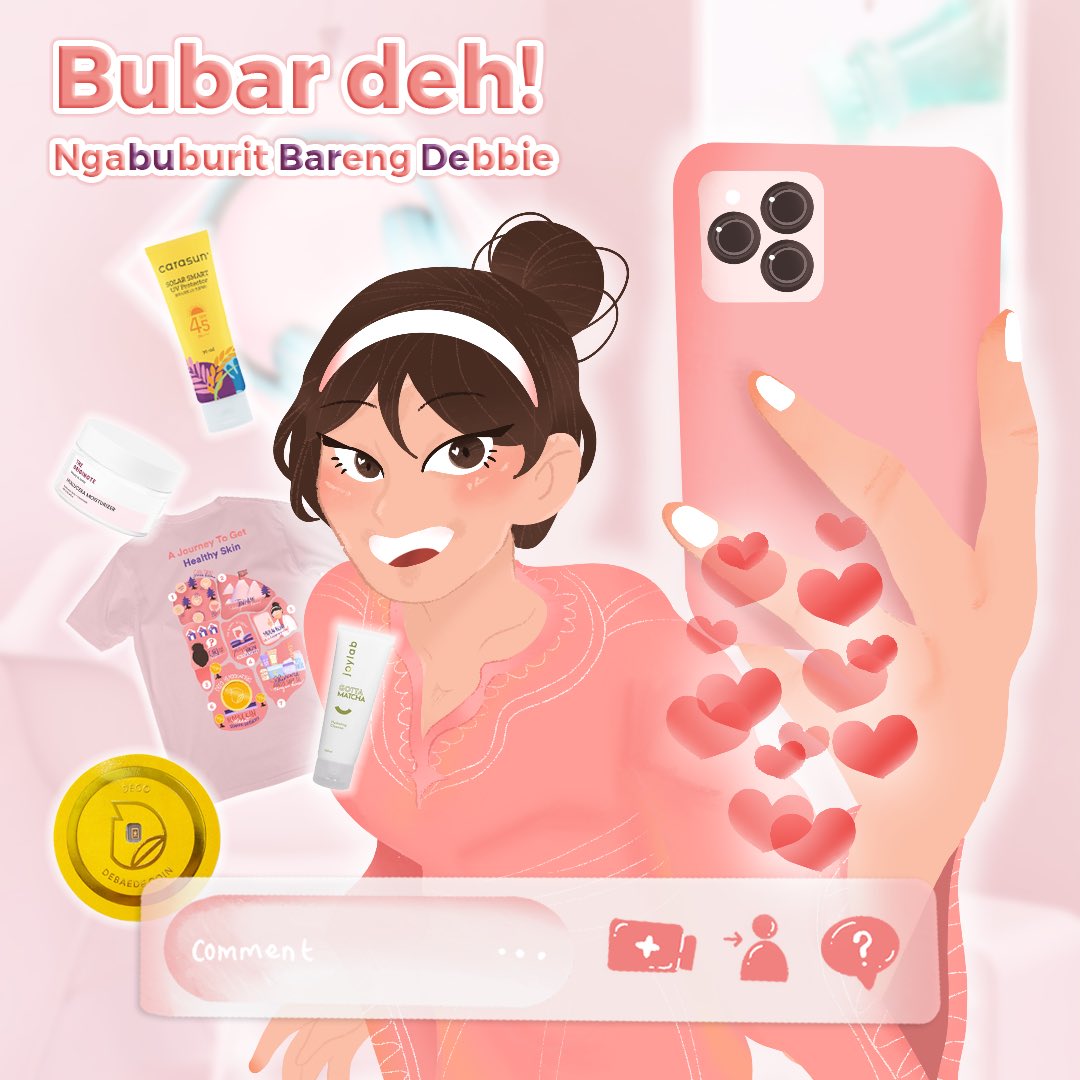 debaede's tweet photo. Debaede mau bagi-bagi SKINCARE GRATIS &amp; EMAS. Di live tiktok @debaede jam 15:00 setiap kamis dan jumat. 

Yang mau ikutan caranya gampang banget! Ayo, jangan lupa pada join ya, gampang banget. <3 

tag : #KimSeonHoInJKT syifa tari https://t.co/aCEflf6qkM
