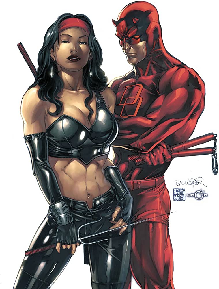 I hope for #DisneyPlus #DaredevilBornAgain show #Elektra better be sexy and have body. And if she not wearing her iconic Red Suit from the comics then she needs to wear somethin similar to her Ultimate counterpart or Jennifer Garner because baby was fine #ElektraNatchios #MCU
