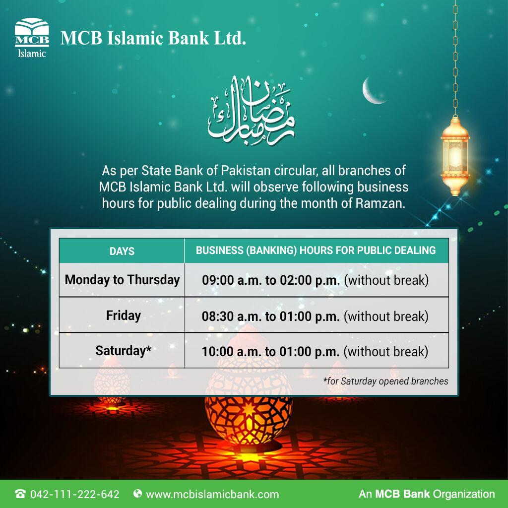 MCB Islamic Bank on Twitter: 