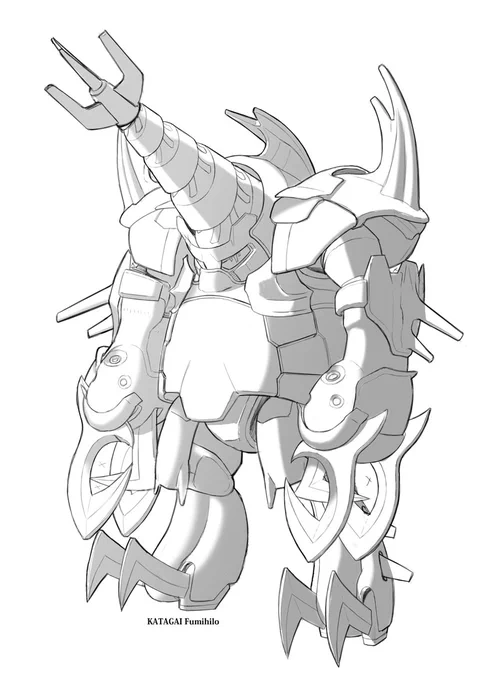 大昔のロボ企画用スケッチ2 