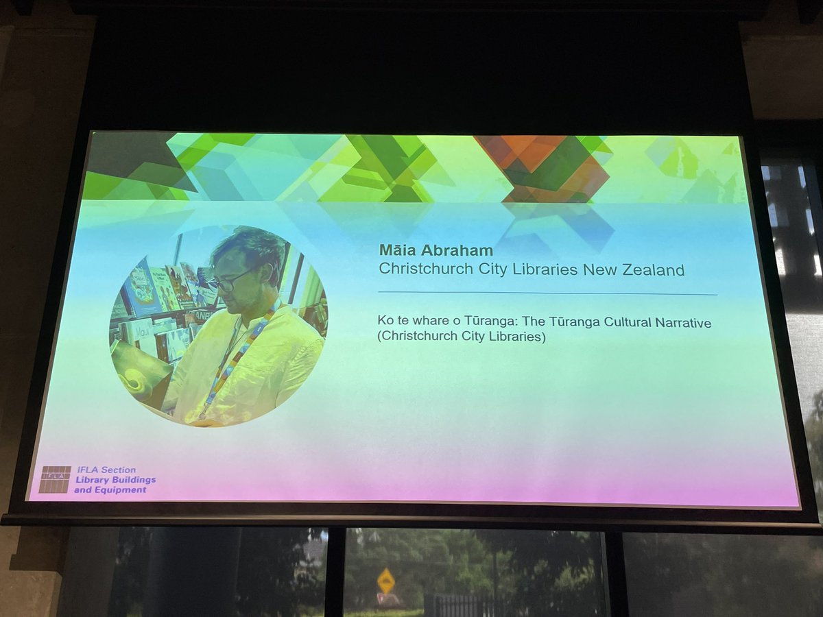 ifla_lbes's tweet image. Next speaker Māia Abraham. #iflabuild2023