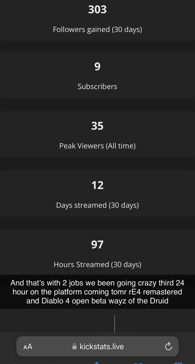 ogteddyz's tweet photo. That’s with working 2 jobs anything is possible if you have faith and trust the process marathon not a sprint @kick @KickStreamers #KickAffiliate #KickStreaming #KickStreamer #kickarmy #kickpack #thecave @WeColdHearted @Trainwreckstv @Stakemattt @StakeEddie https://t.co/sDqUcLytfJ