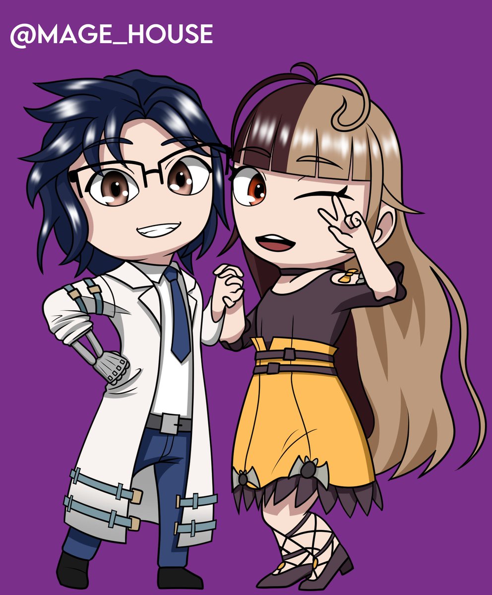 Herostrain's tweet photo. And now we have 3 more buddies for the ever-growing army! @Yume_Sekaii and @Mage_House have arrived! We have officially breached the half-way point on the #BuddyClassPhoto phase one!!!! Enjoy your new, little selves!!!
#Vtuber #ENVtuber https://t.co/8liwO7rtvZ