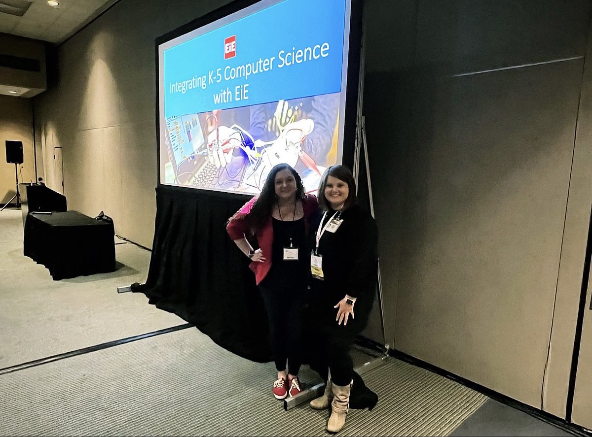 TeamCramer1's tweet photo. It was an honor to present at @NSTA with @Ms_STEM08 and share about the work @AMSTI4all is doing to integrate CS in Alabama. @EiE_org  #NSTA2023 @AlabamaAchieves https://t.co/jMyXoWfmgI