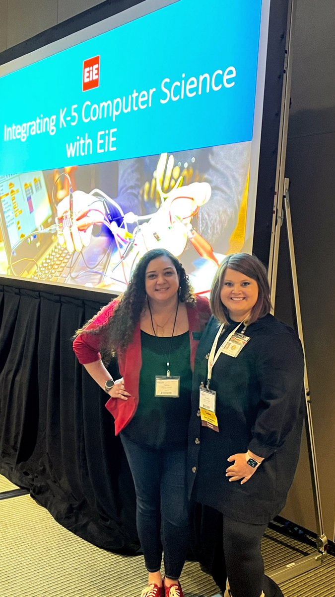 TeamCramer1's tweet photo. It was an honor to present at @NSTA with @Ms_STEM08 and share about the work @AMSTI4all is doing to integrate CS in Alabama. @EiE_org  #NSTA2023 @AlabamaAchieves https://t.co/jMyXoWfmgI