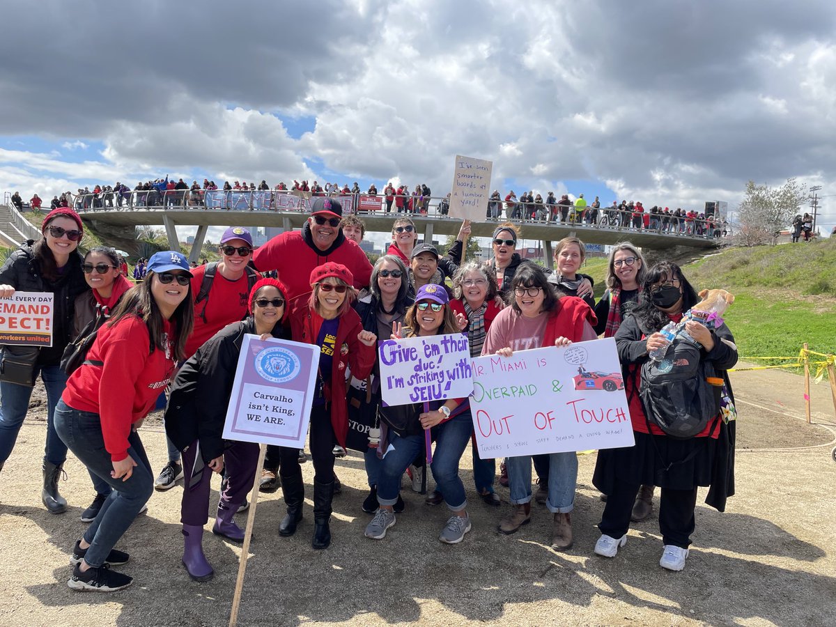 ArleneInouye's tweet photo. Last day of the three day SEIU solidarity strike. We are changed and the labor movement will never be the same. Historic solidarity and power✊🏼✊🏼✊🏼@wilpage4utlavp and King MS. #UTLAnow #UnitedLA #SEIU. https://t.co/GPwio1NnSv