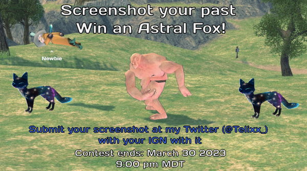 Telixx_'s tweet photo. #ad @MabiOfficial  Celebrating the 15th anniversary of #Mabinogi. Send in your screenshot of one of your fav memories in Erinn with your IGN for a chance to win an Astral Fox! Come watch on https://t.co/ECoaH0Af7c on the 30th of March at 9pm MDT! https://t.co/kft61ic6mL