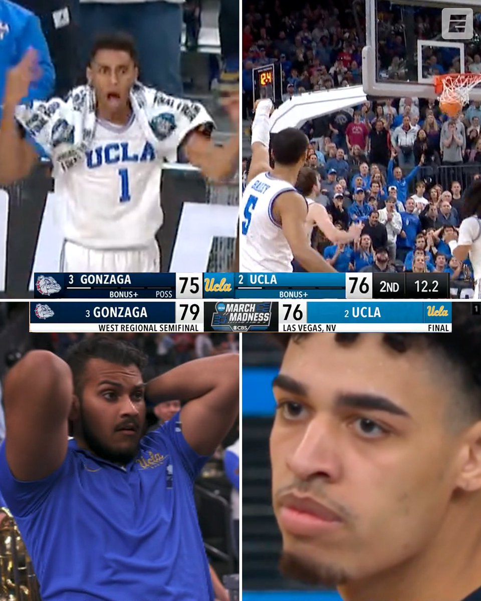 SportsCenter's tweet photo. ALL IN 12 SECONDS 😱 

@ZagMBB https://t.co/OPvnzpI5mk