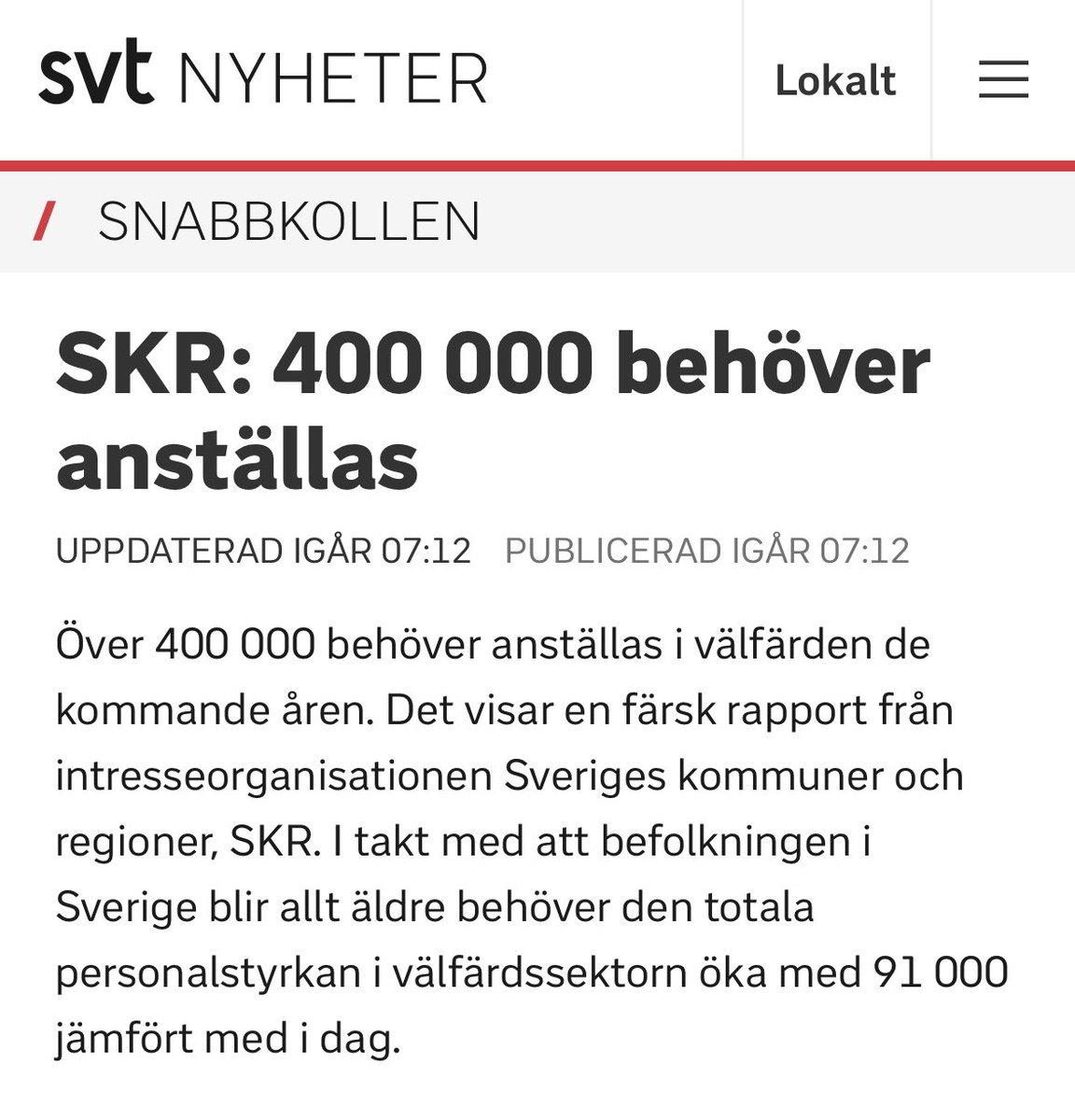 veronicapalm's tweet photo. Ja men då så. 
Då är det dags att öka invandringen. https://t.co/kQTsyn0Fl9