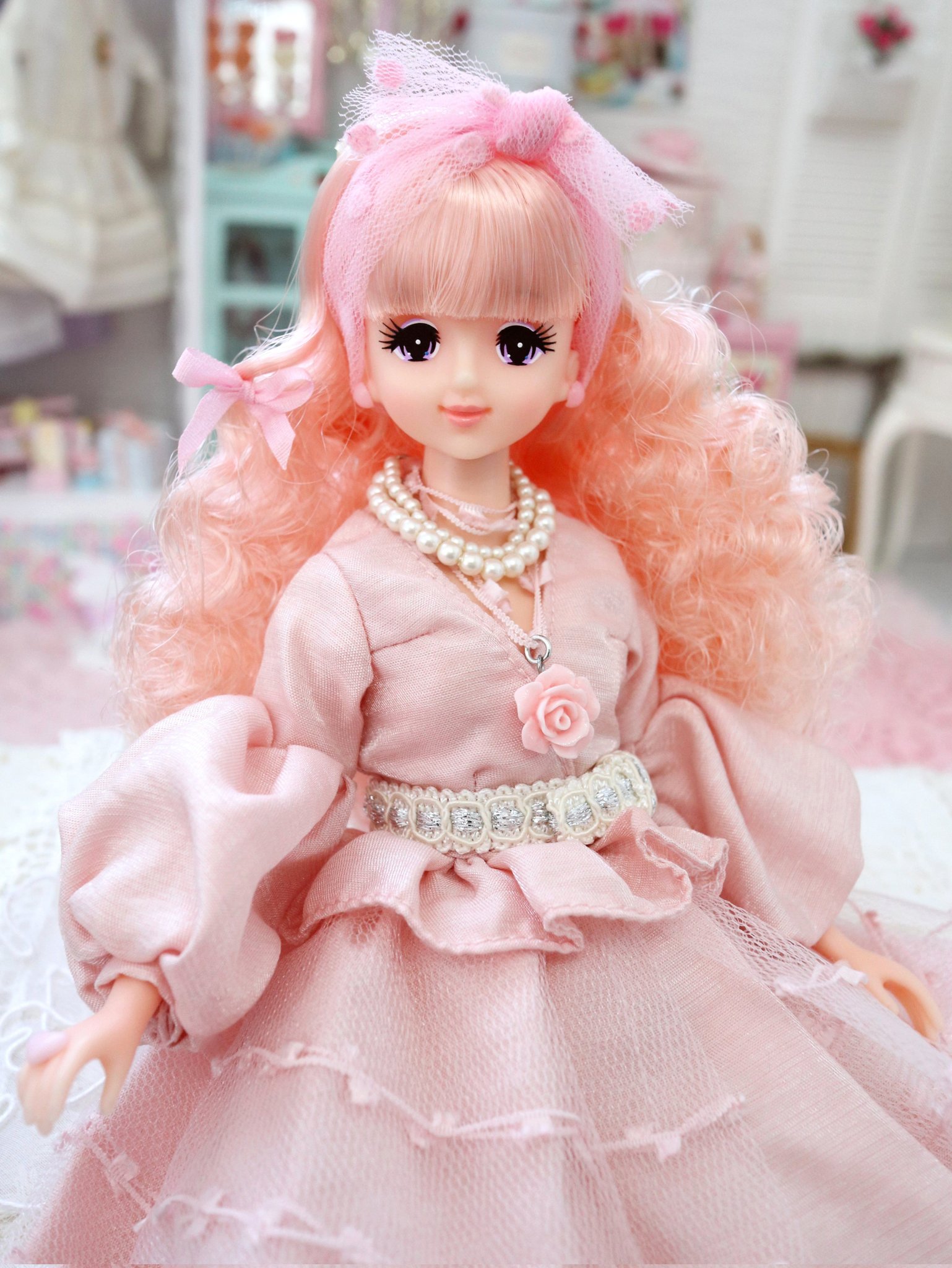 mon queque 編みぐるみ ぬいぐるみ 女の子 ドール 蜂 人形 作家さん
