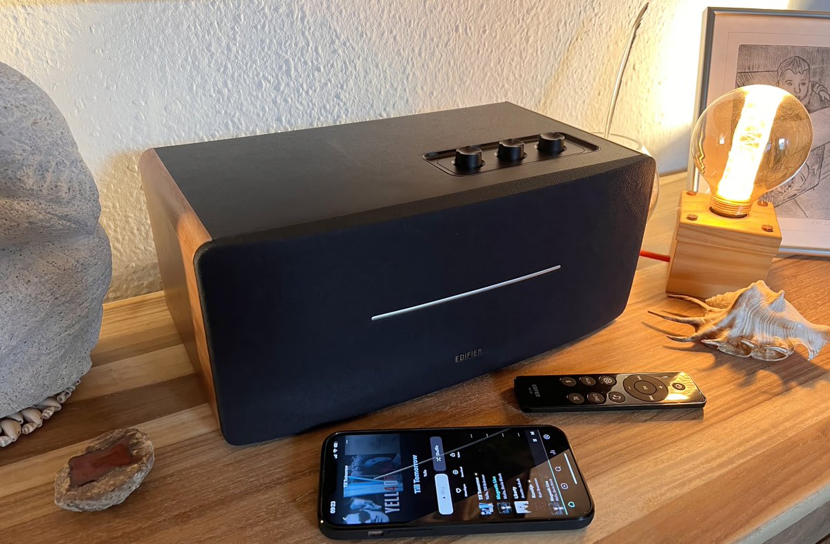 IgorWallossek's tweet photo. Edifier is also known for various, somewhat niche products besides normal active speakers. The Edifier D12 is such a piece, as it ends up being a kind of sound furniture that comes across as massive yet compact. #Bluetooth50 #edifier #Kompakt #review
https://t.co/RDfgaGxcD6 https://t.co/uvmmhyZOqq