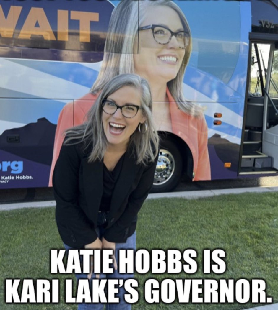 Someone said Kari Lake hates this snap, so please don’t share it, got it?