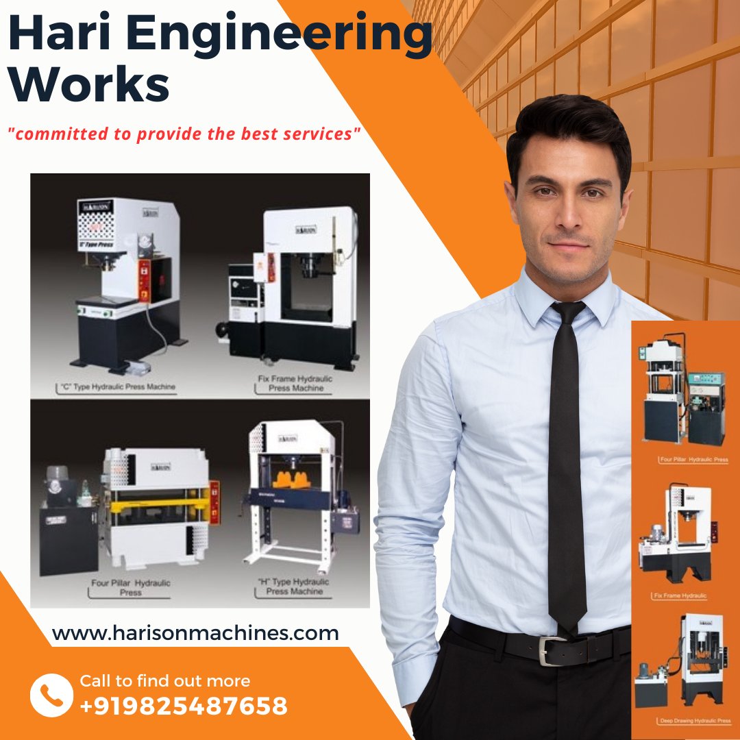 harisonmachines's tweet image. #HarisonHydraulicPress are #PreciselyDesigned, #EasyToOperate and #LongOperationalLife.
#હરિસનહાઇડ્રોલિકપ્રેસ #ચોક્કસરીતેડિઝાઇન કરવામાં આવેલ છે, #ચલાવવામાંસરળ છે અને #લાંબીઓપરેશનલલાઇફ છે.
harisonmachines.com#HarisonHydraulicPress, #CustomerCare9879271444,