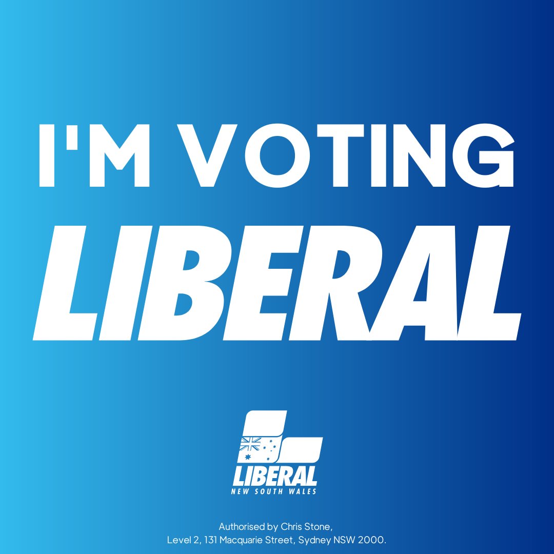 LiberalNSW's tweet photo. Show your support for Premier Dominic Perrottet and the NSW Liberal team by sharing our post! Remember, #JustVote1Liberal to #KeepNSWMovingForward
#NSWPol #NSWVotes https://t.co/8Pr7N8NmyC