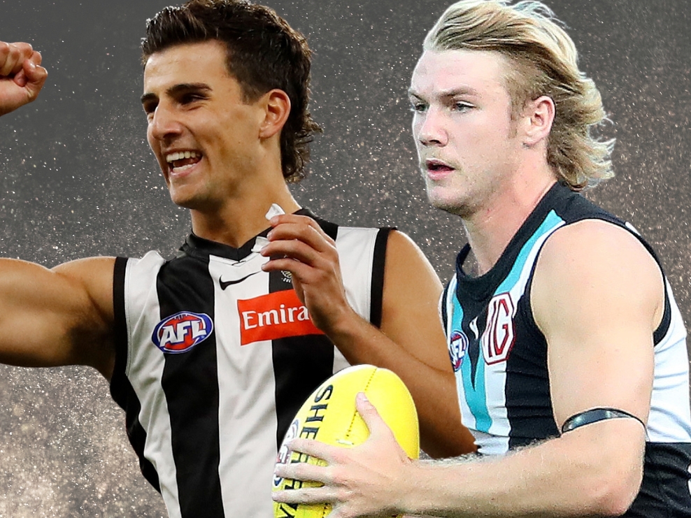 superfooty's tweet photo. Daicos or Horne-Francis? 

@RalphyHeraldSun on the question which will define the AFL's next decade. 

ANALYSIS: https://t.co/VR7z7RcdHr

#AFLPiesPort https://t.co/2pln2CUoxg