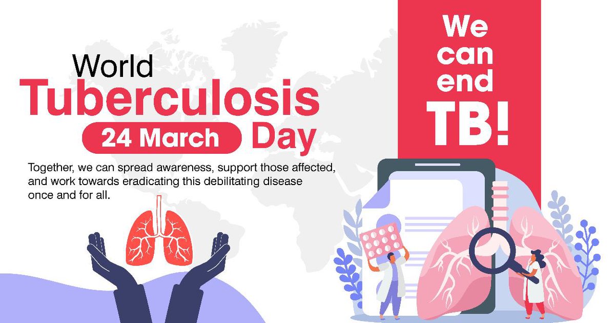 DSSNewsUpdates's tweet photo. The fight against #Tuberculosis requires resilience and persistence. People suffering from it should take inspiration from individuals and organizations working tirelessly to fight this fatal disease and spread maximum awareness to combat it. #WorldTBDay https://t.co/ePBxSiik9R