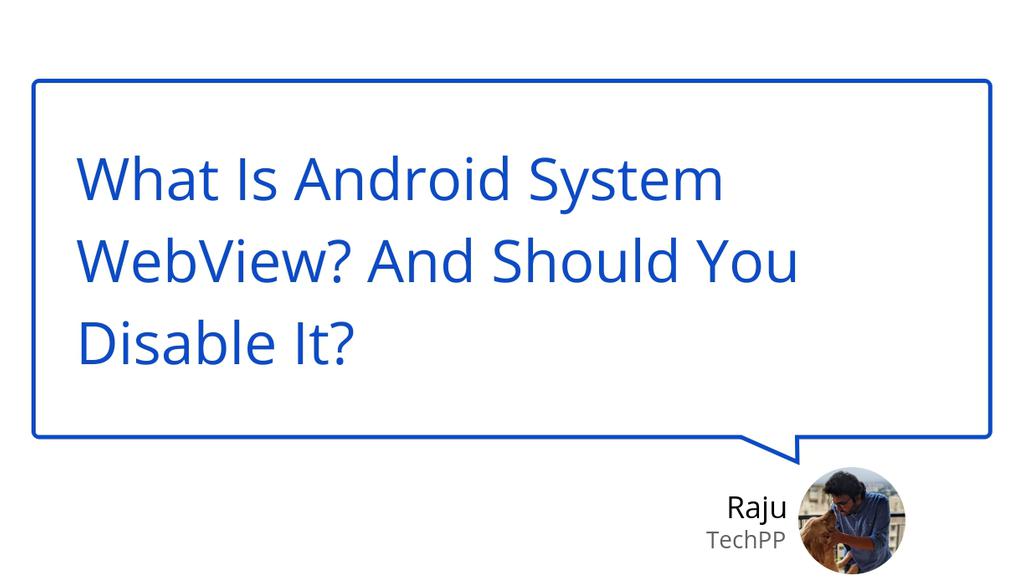 rajupp's tweet image. Starting Android 10, though, Google handed over WebView duties to Android System WebView, which now lives as a separate app on Android phones.
Read more 👉 lttr.ai/9qqg
#AndroidSystemWebview #Explainer #Android
