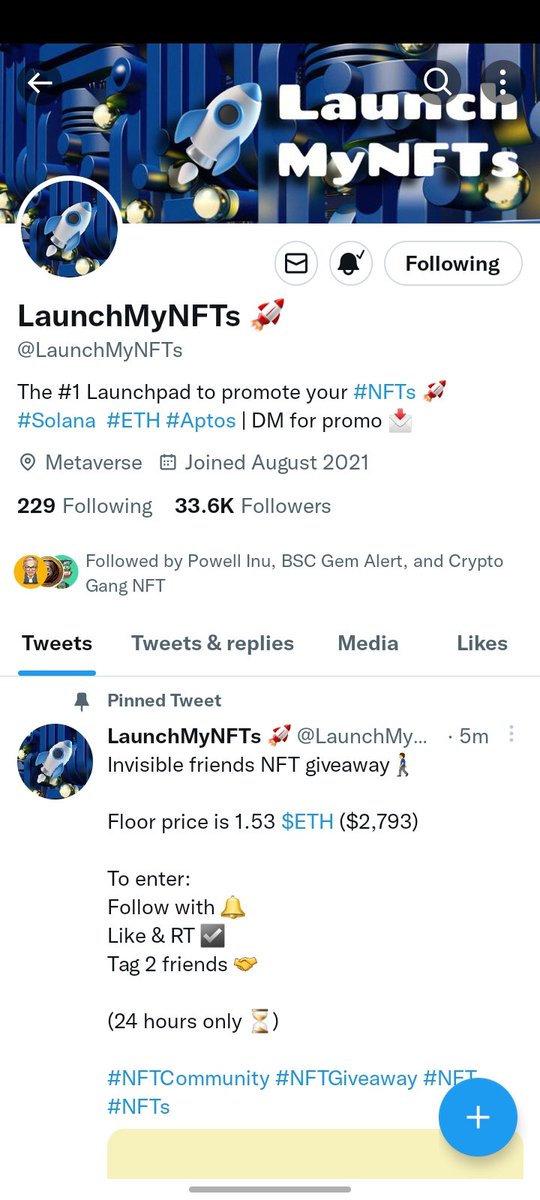 tyrelljr_k's tweet photo. @LaunchMyNFTs Done ✔️ https://t.co/3nvcGakLbq