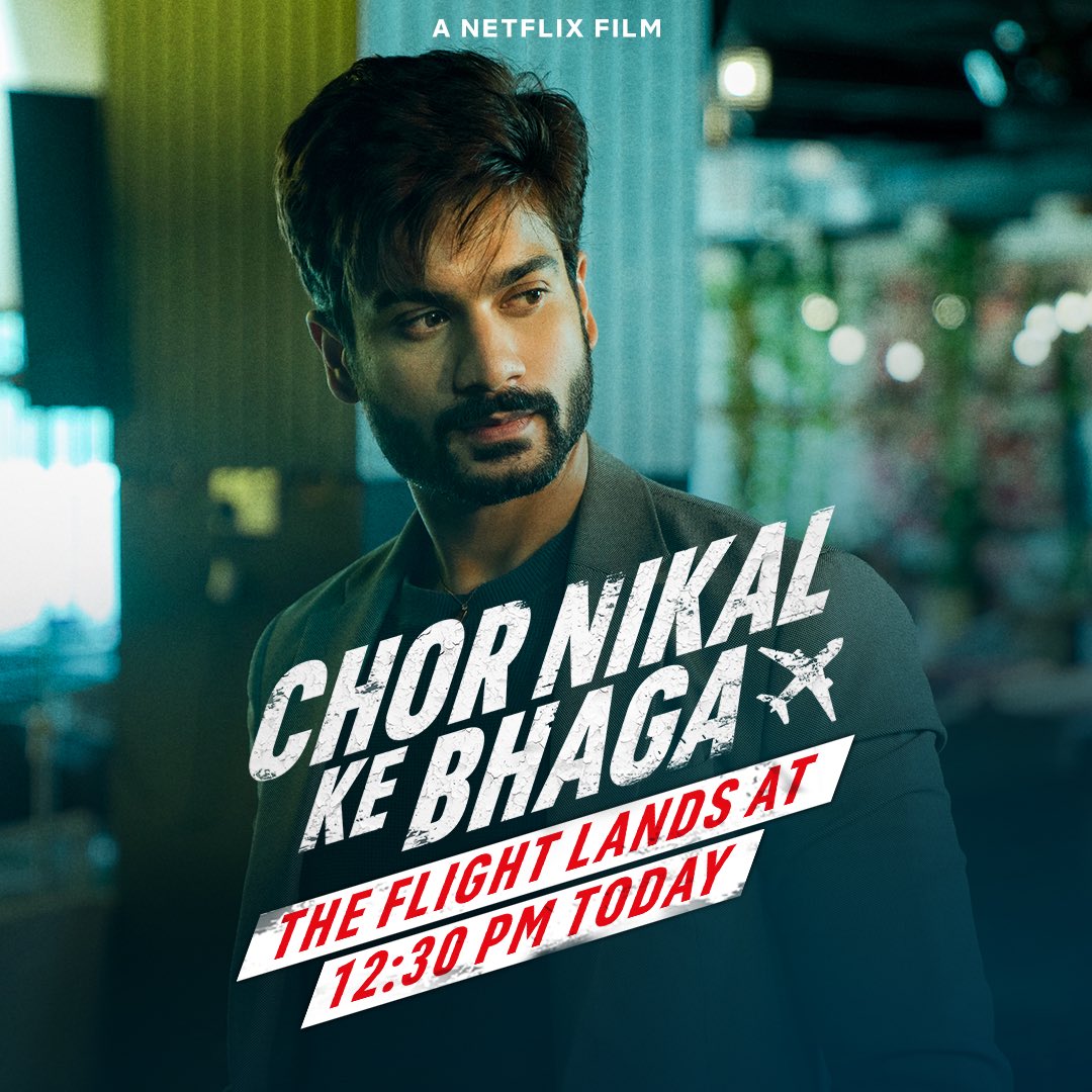 ajaysinghmail's tweet photo. We promised an interesting and exciting flight, full of twists. And, we are ready to deliver land it on your screens ✈️

#ChorNikalKeBhaga premieres at 12:30pm only on @netflix_in!

@yamigautam @sunsunnykhez @netflix_in @maddockfilms @sharadkelkar #DineshVijan @amarkaushik https://t.co/AVoasN3V3Q