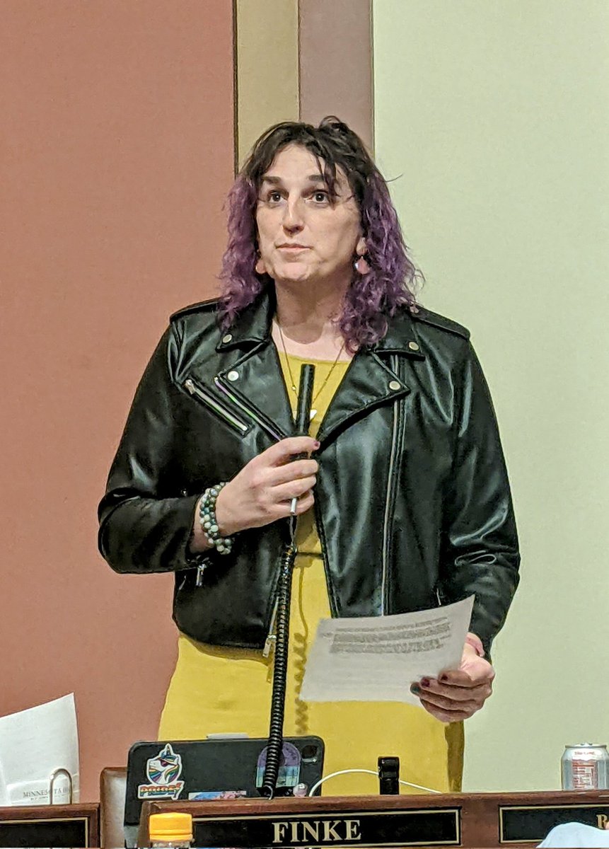 AthenaHollins's tweet photo. Minnesota has your back, trans people! 
"It is good and just and right for people to have healthcare." 
🏳️‍⚧️💗🏳️‍⚧️ #mnleg #mnhouse #TransRefuge https://t.co/WFrIH5ud3x