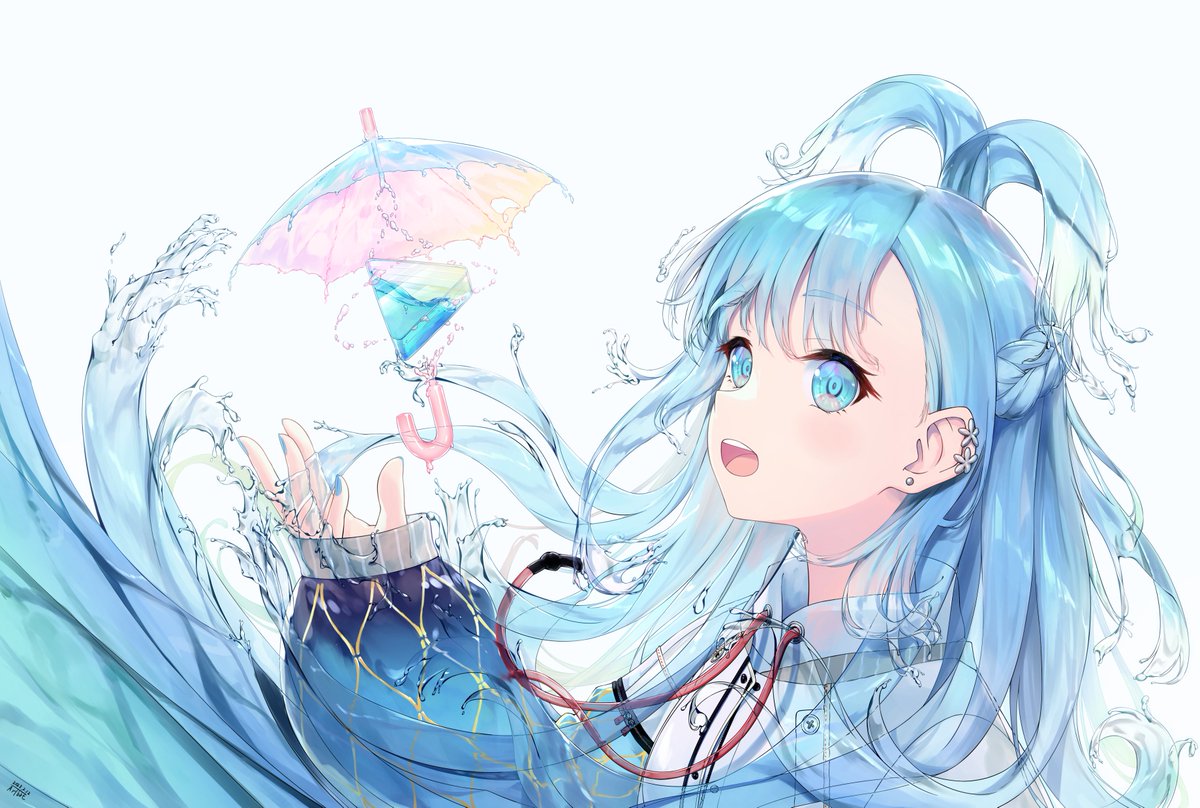 「water#AeruSeni 」|ある旅人のイラスト