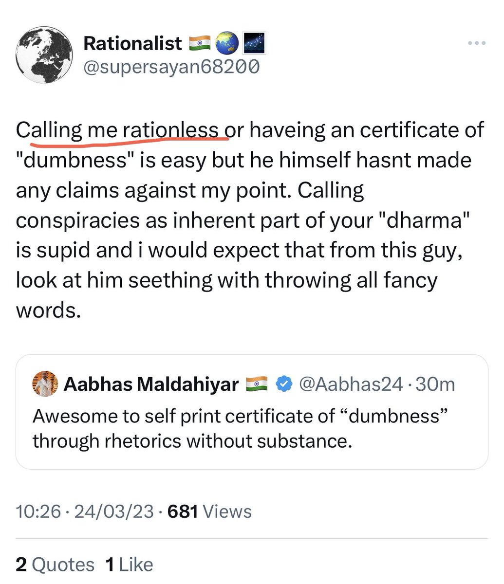 Aabhas Maldahiyar 🇮🇳 on Twitter "Spelling mistake? So you mean you