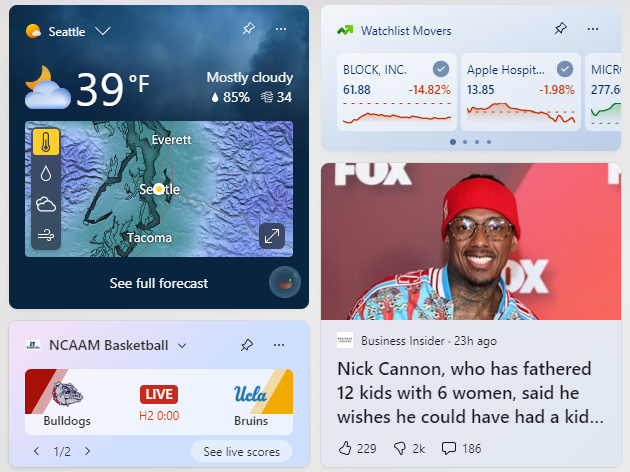 ryanisbliss's tweet photo. @upster @gdb They can look great too with custom styling! With some more training (and/or plugin developer cooperation), they might even look as good as Windows 11 widgets ❤️‍🔥 

Imagine the potential w/ follow up actions, forms, and interactive elements.

#chatgpt #adaptivecards #openai https://t.co/9sqnKcN7K6