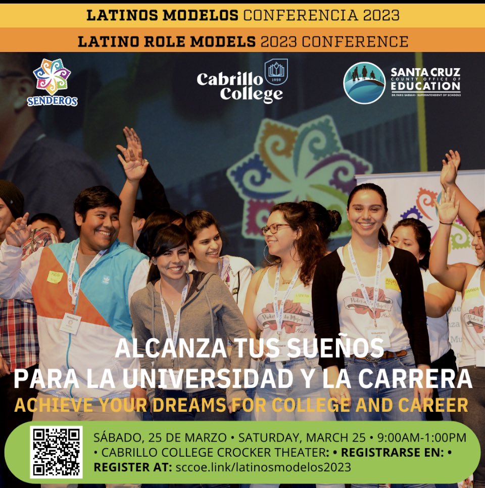 Soquel High School (@sqhsknights) on Twitter photo 2023 Latino Role Models Conference 3.25.23 <a href="/CabrilloCollege/">Cabrillo College</a>
#BE_THERE
<a href="/santacruzcoe/">SantaCruzCOE</a> <a href="/SantaCruzPolice/">Santa Cruz Police</a> <a href="/SCSupt/">Faris Sabbah</a> <a href="/ksbw/">KSBW Action News 8</a> @KION546 @capitola 2023 Latino Role Models Conference 3.25.23 <a href="/CabrilloCollege/">Cabrillo College</a>
#BE_THERE
<a href="/santacruzcoe/">SantaCruzCOE</a> <a href="/SantaCruzPolice/">Santa Cruz Police</a> <a href="/SCSupt/">Faris Sabbah</a> <a href="/ksbw/">KSBW Action News 8</a> @KION546 @capitola