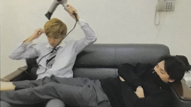 _pmu6's tweet photo. 千 ｢二階堂は俺にとって頼れる存在。ただ頼ると睡眠時間削ってまで俺のことを真剣に考えてくれるから逆に心配になる(笑)｣
二｢眠れなくなるね！(笑)千賀といるとラク。｣
はい末っ子ニカ千尊い〜〜(はーと) https://t.co/0NYf1Kx85R