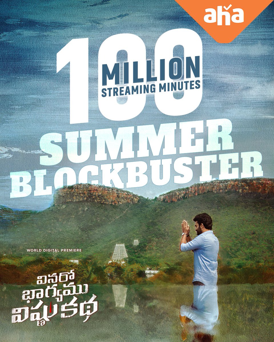 Andariki nacchina, mecchina, 'twistful' summer blockbuster #VBVKOnAHA Streaming Now.
<a href="/Kiran_Abbavaram/">Kiran Abbavaram</a> <a href="/kashmira_9/">Kashmiraofficial</a> <a href="/KishoreAbburu/">Nanda kishore Abburu</a>
<a href="/chaitanmusic/">Chaitan Bharadwaj</a> <a href="/GA2Official/">GA2 Pictures</a> #AlluAravind #BunnyVas <a href="/GeethaArts/">Geetha Arts</a>